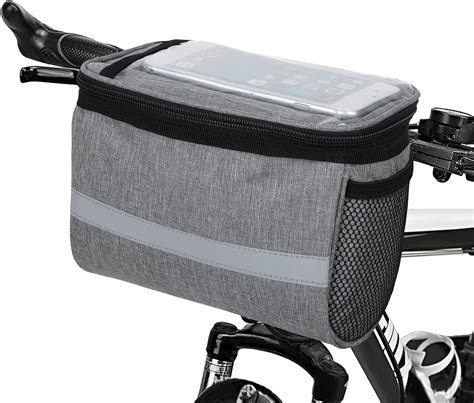 Lixada Bolsa Manillar Bicicleta Impermeable Bolsa Delantera Bici