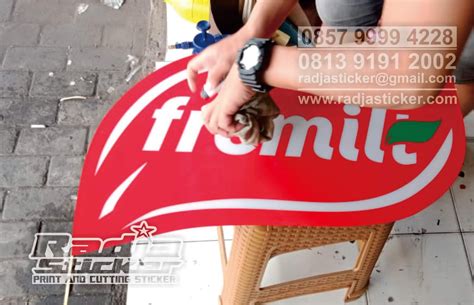 Stiker Papan Nama Stiker Neon Box Stiker Branding Cutting Stiker