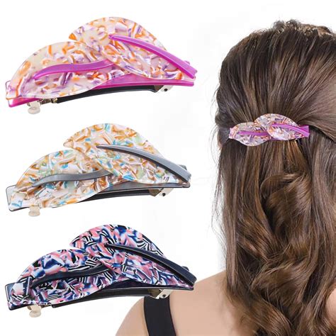 Amazon Mistofu Hair Barrettes For Women Pcs Large Barrettes