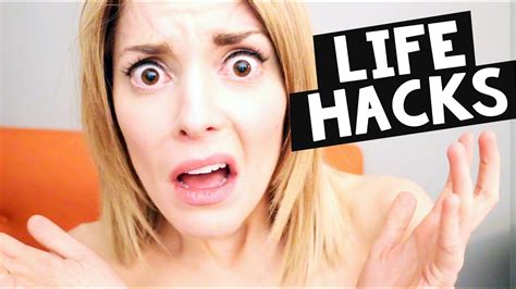 10 Life Hacks Everyone Should Know Grace Helbig Youtube