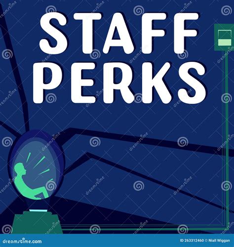 Hand Writing Sign Staff Perks. Business Concept Workers Benefits