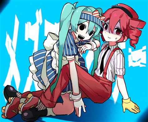 Hatsune Miku And Kasane Teto Vocaloid And More Drawn By Joha