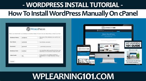 How To Install WordPress Manually On CPanel Step By Step Tutorial For