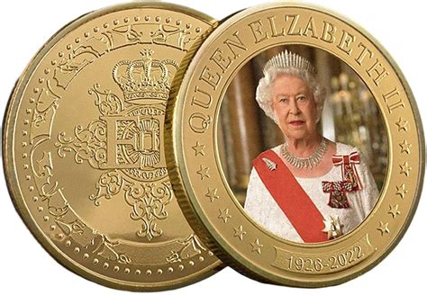 Pièces Commémoratives Sa Majesté La Reine Elizabeth II Pièce