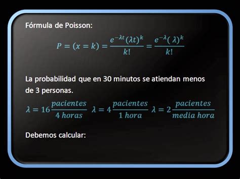 DISTRIBUCION DE POISSON 2022 Ejemplos Ejercicios de Matemáticas