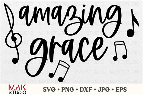 Amazing Grace Svg Amazing Grace Png Gráfico Por Makstudion · Creative