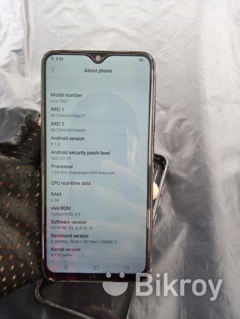 Vivo Y93 Used For Sale In Narayanganj Bikroy