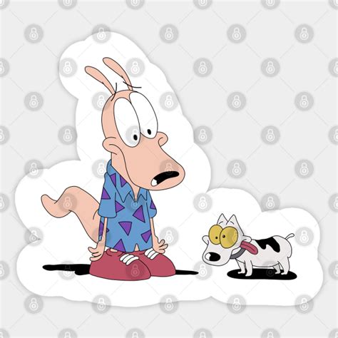 Rocko And Spunky Rockos Modern Life Sticker Teepublic