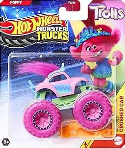 Amazon Hot Wheels Monster Trucks New For Scale Trolls Poppy Toys Games