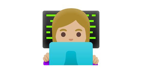 Woman Technologist Medium Light Skin Tone Emoji