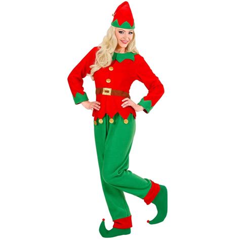 Déguisement Lutin De Noël Rouge Vert Femme Tralala Déguisement Fr