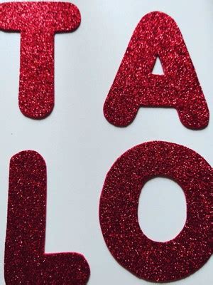 Letras Em Eva Glitter Kit Letras Elo