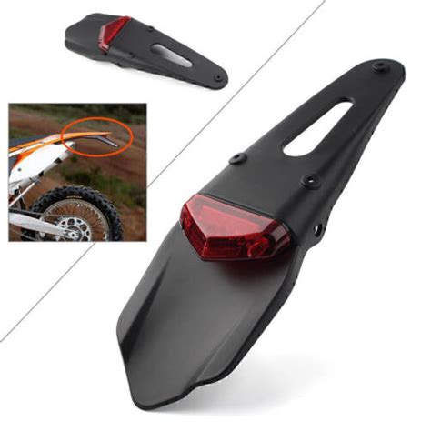 Rot Universal Motorrad Motorcross Rücklicht Dirt Bike Fender LED