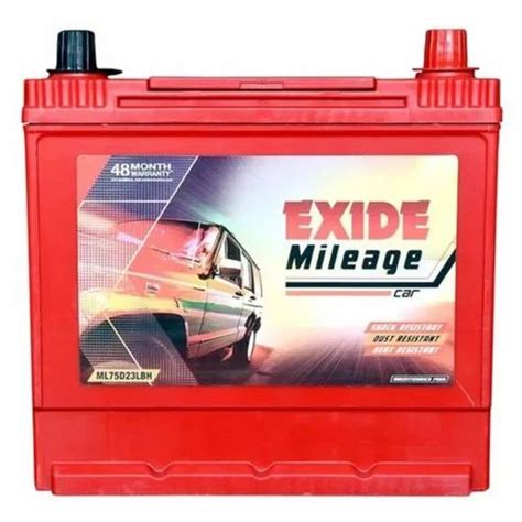 Capacity Ah Exide Mileage Ml D Lbh Car Suv Muv Battery At Rs