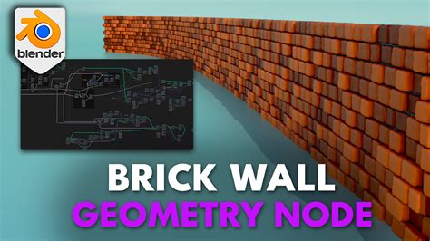 Blender 4 Brick Wall Geometry Node