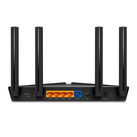 Roteador Tp Link Ex Wireless Dual Band Ax Antenas Preto