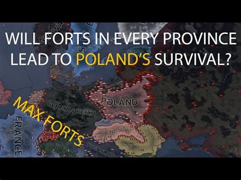 Hoi Timelapse What If Poland Had Maximum Forts Youtube