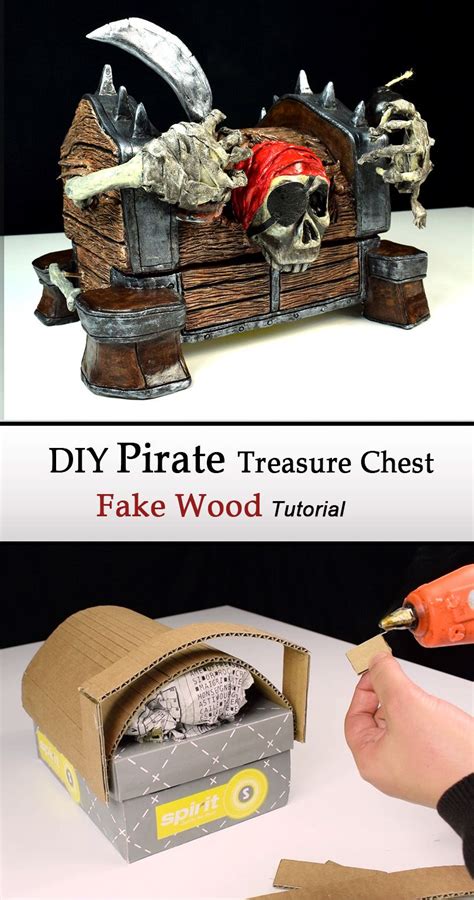 Treasure chest out of cardboard diy – Artofit