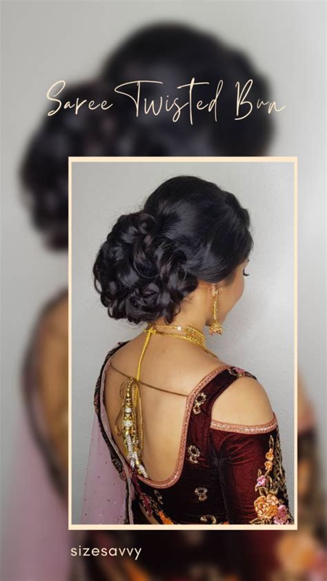 Different Hairstyles For Women With Saree