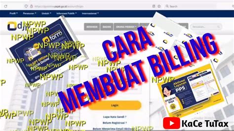 Cara Membuat Ebilling Pph Kc Tutax Youtube