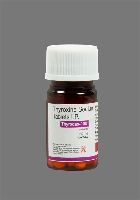 100mcg Thyroxine Sodium Tablets Ip At Rs 133bottle Thyronorm Tablet