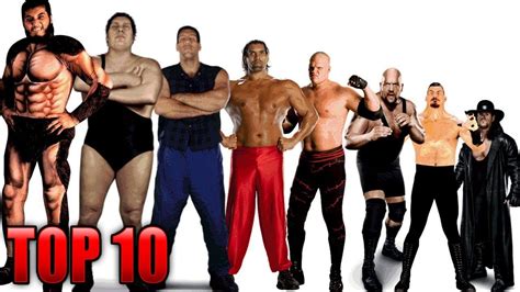 Top 10 Tallest Wrestlers In WWE Ever-2018 - YouTube