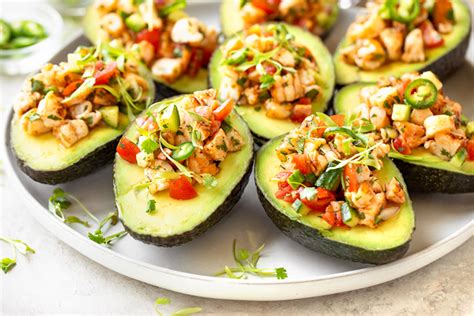 Stuffed Avocado With Shrimp Ceviche The Cozy Apron