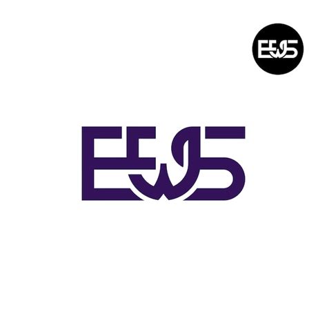 Premium Vector Letter Ews Monogram Logo Design