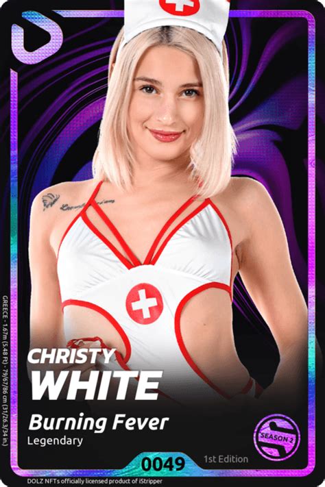 Istripper Christy White Dolz Series Season 2 Burning Fever Card