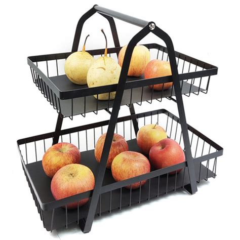 China 2 Tier Fruit Basket Stand factory and suppliers | Light Houseware