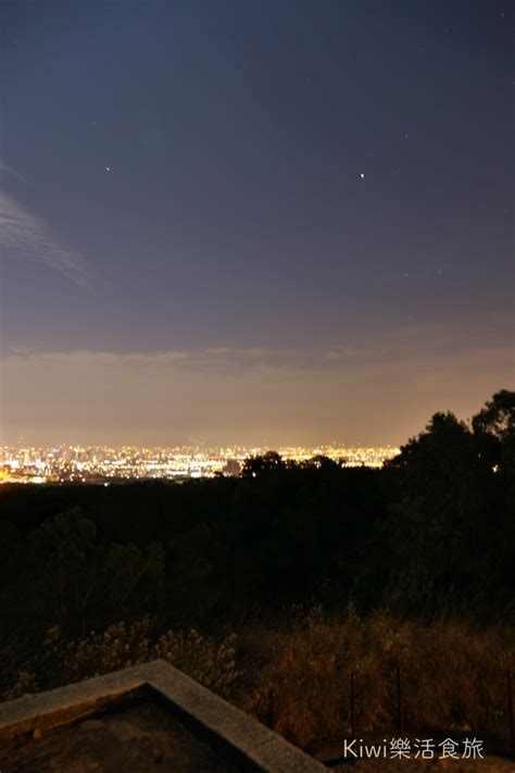 台中景點｜望高寮夜景公園～浪漫的約會聖地躺草坪看星空、夜景景觀平台近東海夜市嶺東彩虹眷村周邊景點推薦 Kiwi 樂活食旅