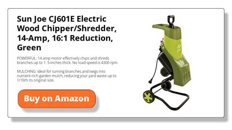 From Branches To Mulch Sun Joe Cj E Electric Wood Chipper Shredder