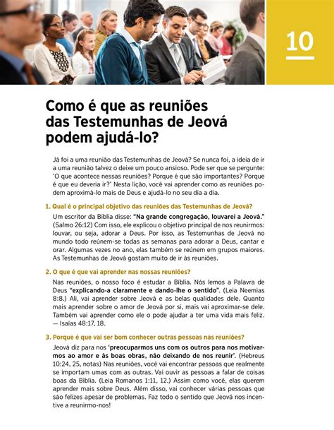 Como é que as reuniões das Testemunhas de Jeová podem ajudá lo