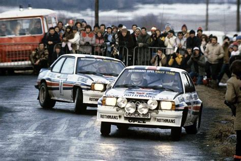 Rally Di Montecarlo 1982 2 Opel Ascona 400 W Rohrl E J Kleint Chi Ha