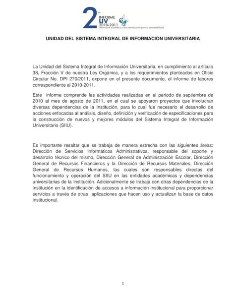 PDF UNIDAD DEL SISTEMA INTEGRAL DE INFORMACIÓN La Unidad del