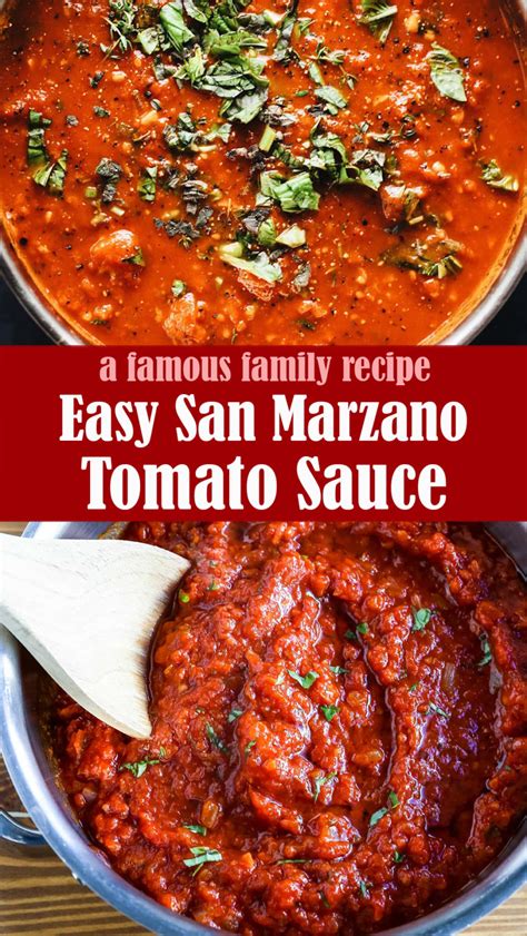 Easy San Marzano Tomato Sauce Recipe Reserveamana