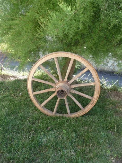 Wagenrad Mit Speichen Aus Holz Ancienne Roue De Char Acheter Sur