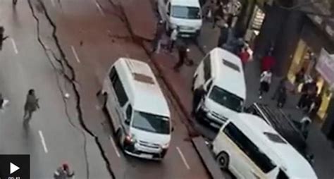 Johannesburg explosion causes cracks in South Africa street - Adomonline.com