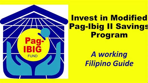 Earn High Dividend By Saving Money With Modified Pag Ibig Mp