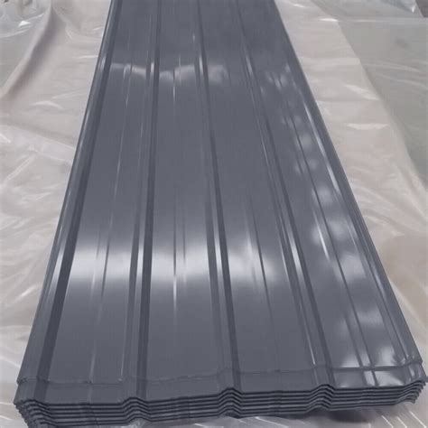 Pcs Roof Sheets Dark Grey Corrugated Profile Roofing Carport