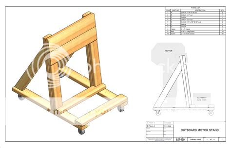 Building An O B Motor Stand Instructional Page 1 Iboats Boating Forums 273327