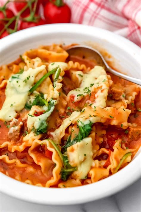 Vegan Lasagna Soup The Hidden Veggies