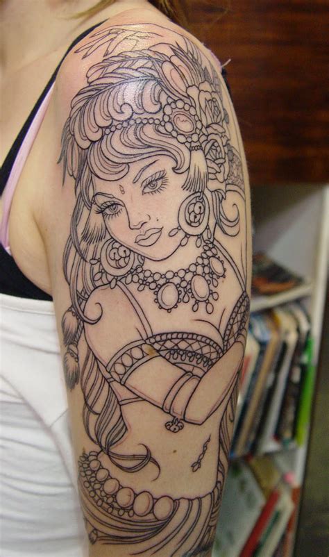 Gypsy Girl Tattoo Designs