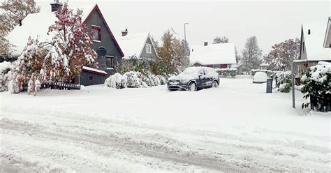 Ny varning från SMHI kan komma två decimeter snö SVT Nyheter