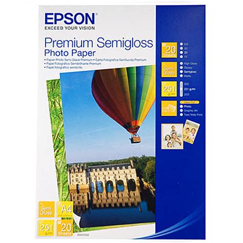 Epson X Cm Premium Semigloss Pack