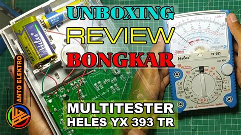 Review Dan Bongkar Multitester Heles Yx Tr Youtube