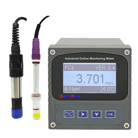 Online Free Chlorine Analyzer Membrane Residual Chlorine Monitoring