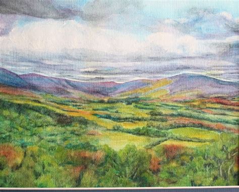 Original Watercolor Of Irish Countryside By Maggiepainting On Etsy