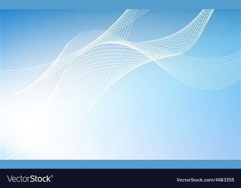 Modern abstract blue swoosh wave certificate Vector Image