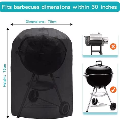 HOUSSE DE BARBECUE En Tissu Imperm Able Oxford Pour Barbecues D Ext